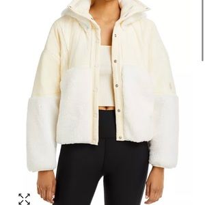 NWT FP Movement Adventure Awaits Fleece Jacket. Medium. Ivory.